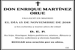 Enrique Martínez Orue